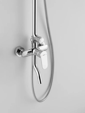 Душевая система с изливом Arrow AHMG33013CP хром